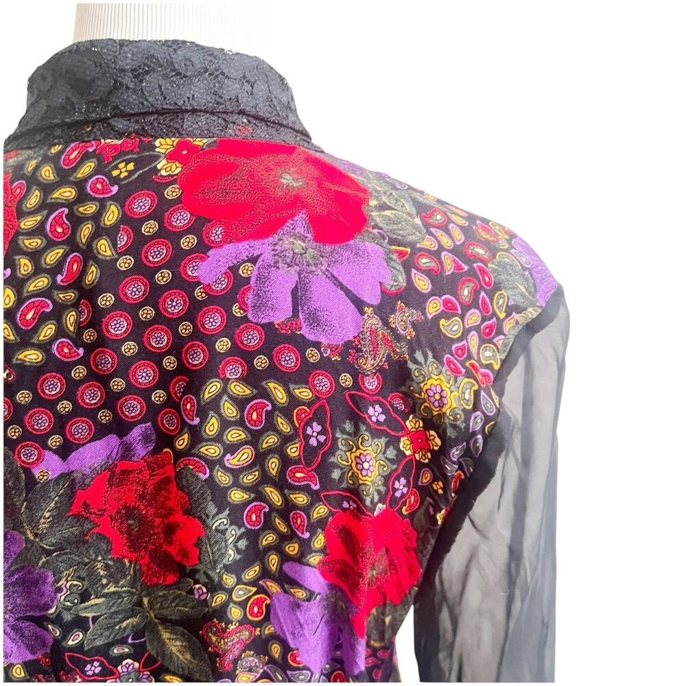 Collective Concepts Vintage Patchwork Blazer Jack… - image 5